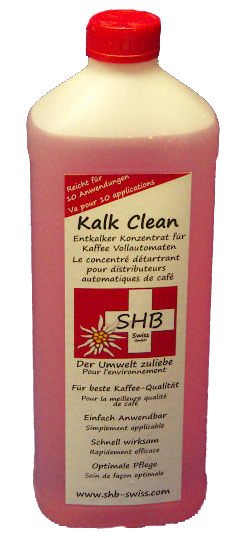 1 X 10 Liter Kanister SHB Swiss Premium Kalk Clean Entkalker für alle Modelle 