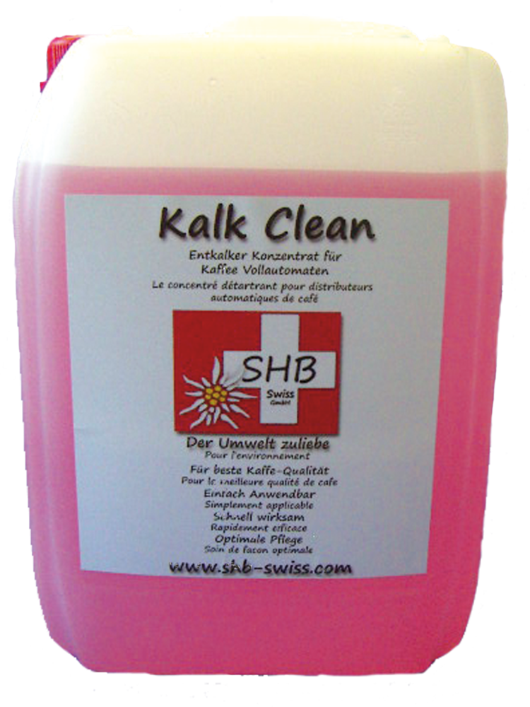 1 X 10 Liter Kanister SHB Swiss Premium Kalk Clean Entkalker für alle Modelle